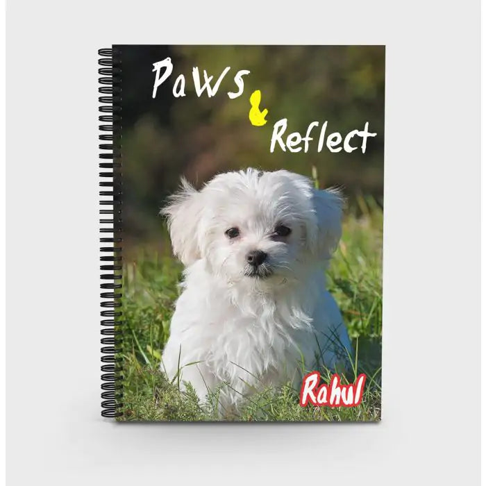 Paws and Reflect Personalised Notebook-1