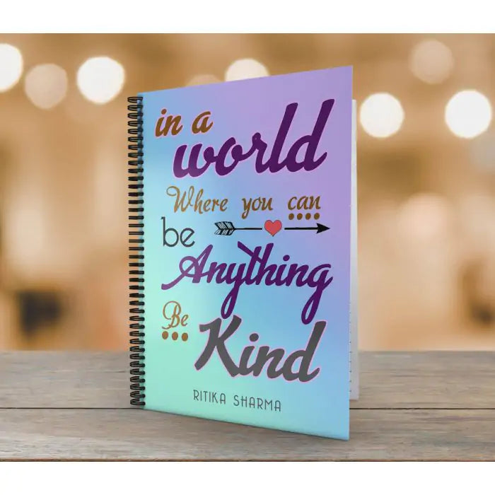In A World Personalised Notebook