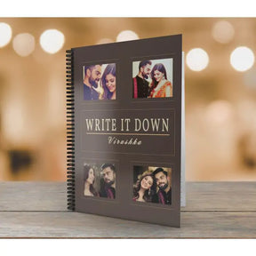 Write It Down Photo Personalised Notebook