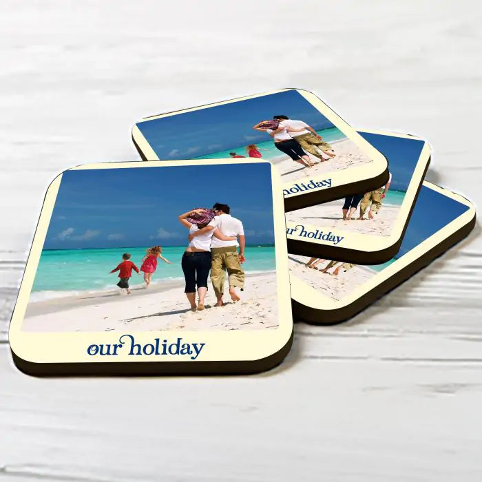 Set Of 4 - Personalised Our Special Days Coasters