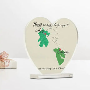 Personalised We Are Always Close at Heart Acrylic Plaque