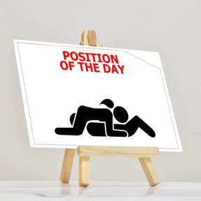 Personalised Position of The Day Easel