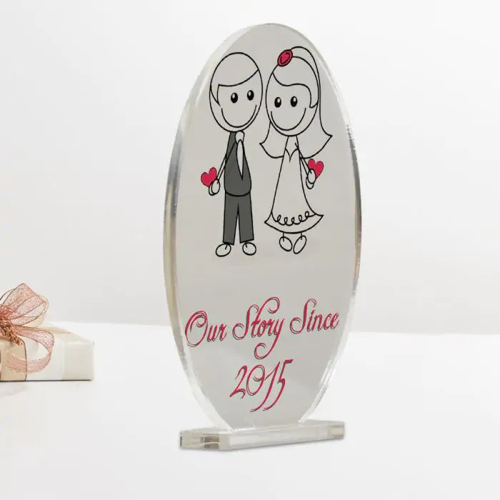 Our Story Personalised Acrylic Plaque