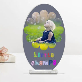 Little Champ Personalised Acrylic Plaque