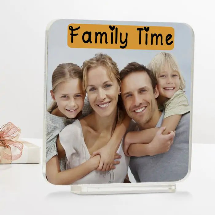 My Family Personalised Acrylic Plaque-1
