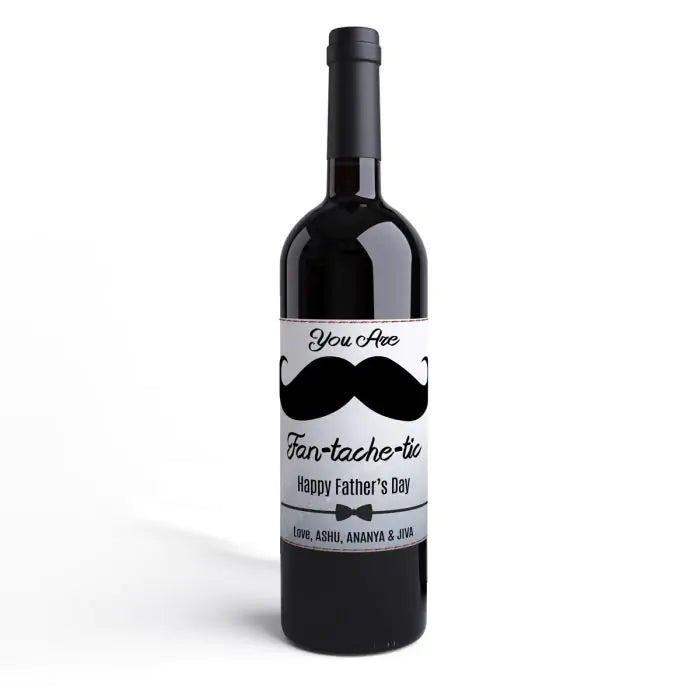 Personalised You Are Fan-tache-tic Wine Label - Set of - 3