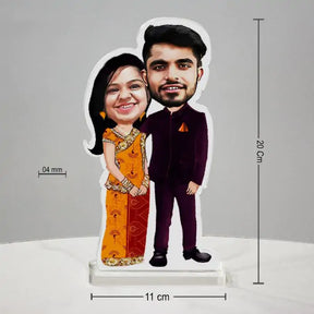 Personalised Indian Couple Picture Stand