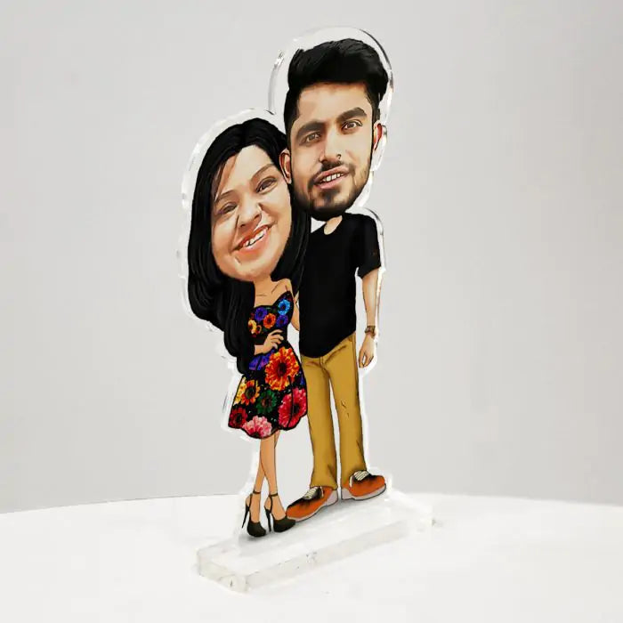 Foto Factory Gifts® Personalized Caricature Gifts for Couple Pregnancy mom  dad to be (wooden_8 inch x 5 inch) CA0279 : Amazon.in: Home & Kitchen