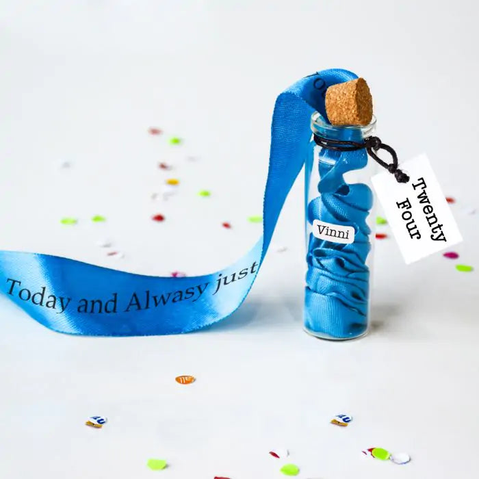 Ribbon In A Bottle - Birthday Milestone