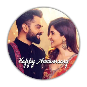 Personalised Happy Anniversary Magnet