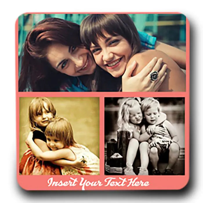 3 Photo Collage Personalised Magnet-1