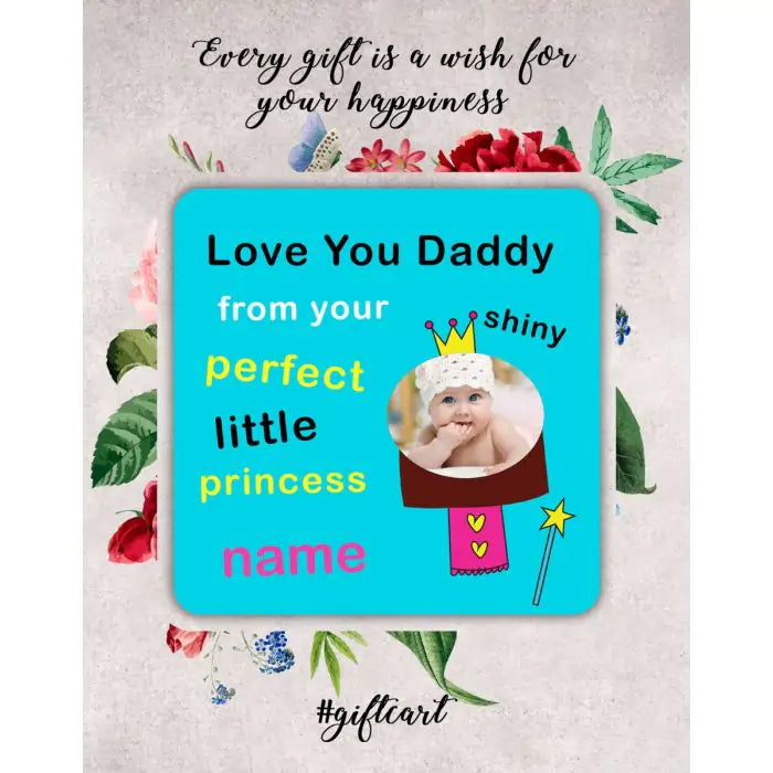 Personalised Love You Daddy Magnet