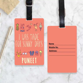 Adventure Personalised Luggage Tag