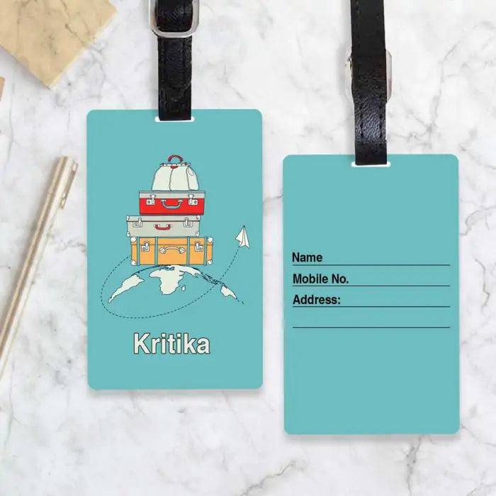 Pack Your Bags Personalised Luggage Tag