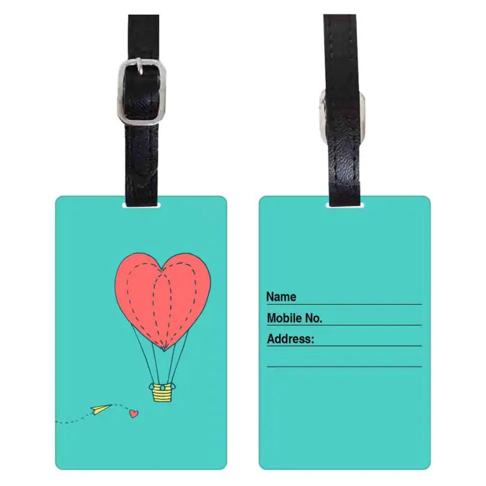 Air Travel Personalised Luggage Tag