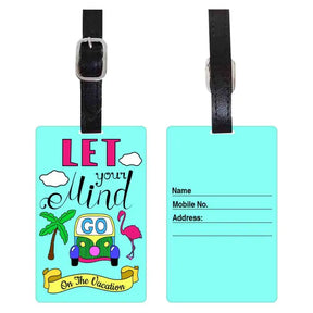 Mind On Holiday Personalised Luggage Tag