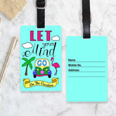 Mind On Holiday Personalised Luggage Tag