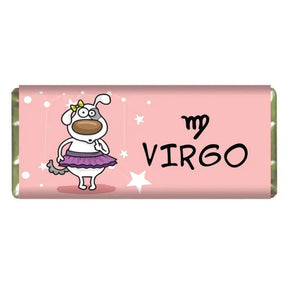 Cute Virgo Personalised Choco Bar