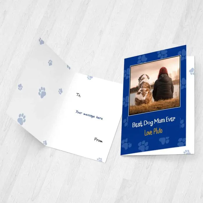 Personalised Best Dog Mum Ever Card-2