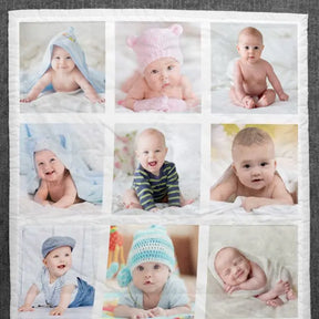 Personalised Baby Photo Blanket