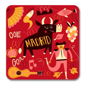 Madrid Spain Souvenir Magnet
