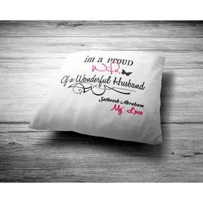 Personalised Love Polyester Cushion