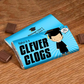 Personalised Clever Clogs Personalised Choco Bars