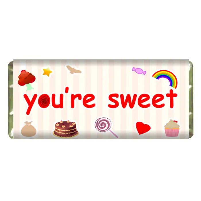 Personalised Candy Sweet Choco Bar