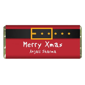 Personalised It's Christmas Choco Bar