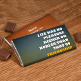 Personalised Friendship Day Choco Bar