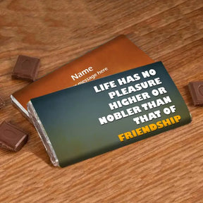 Personalised Friendship Day Choco Bar