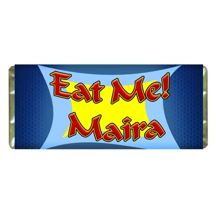 Personalised Choco Bar that says 'Eat Me'!