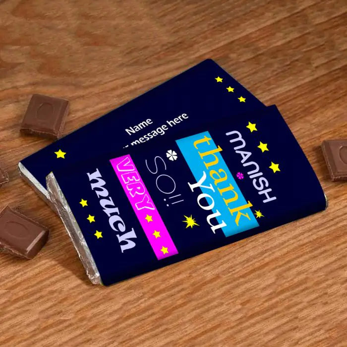 Personalised Say 'Thank You' with a Choco Bar