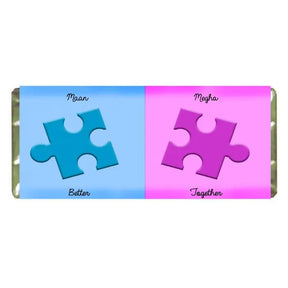 Personalised Puzzle pieces Choco Bar