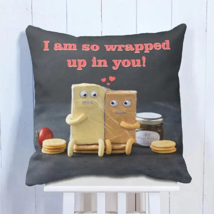 Wrapped Up in You Cushion