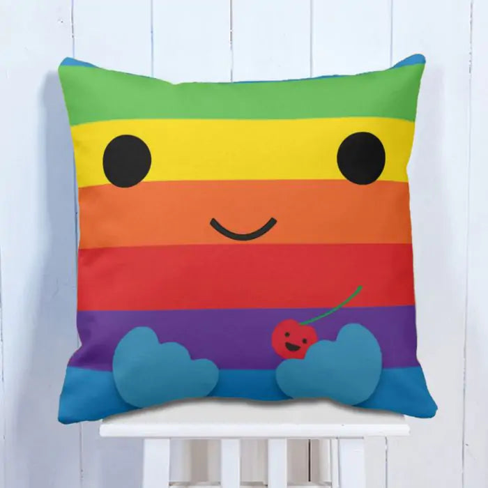 Blooming Smiley Cushion