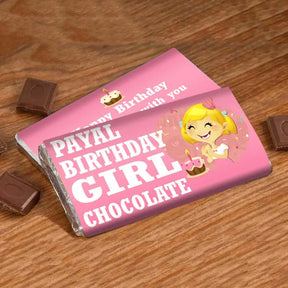 Personalised Choco Bar For Birthday Girl