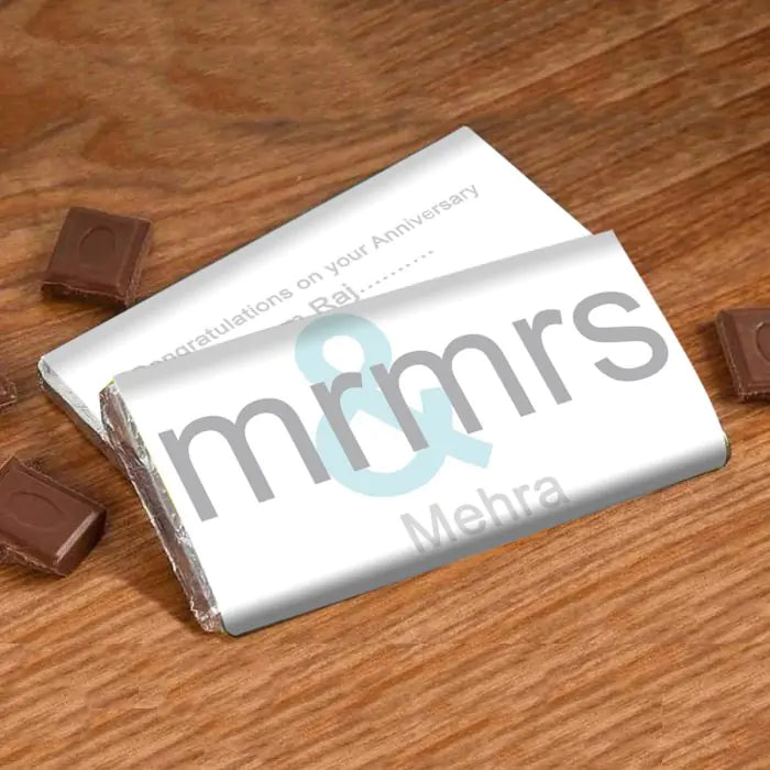 Personalised Choco Bar For Couples