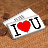 Personalised Choco Bar In Love Theme