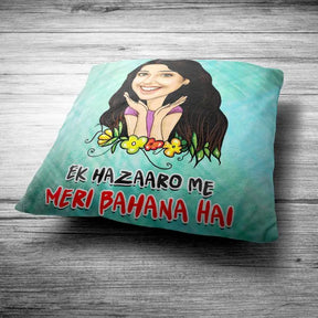 Best Sister Caricature Cushion