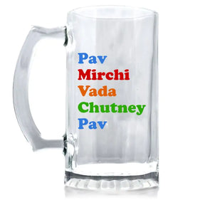Pav Mirchi Vada Beer Mug