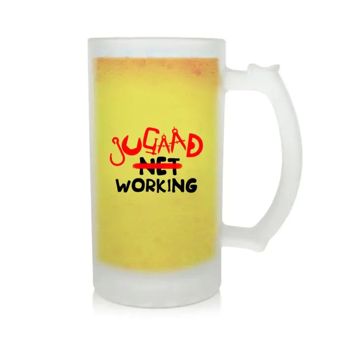 Jugaad Beer Mug 600ml - Beer Lover Gift
