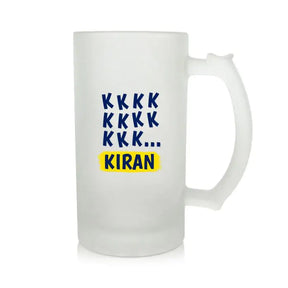 Kiran Beer Mug 600ml - Beer Lover Gift