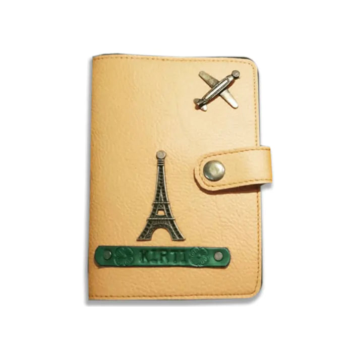 Personalized Passport Cover with Strap