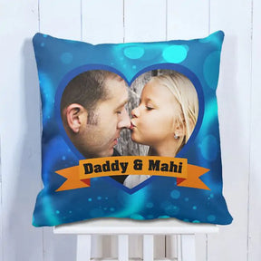 Daddy & I Personalised Cushion