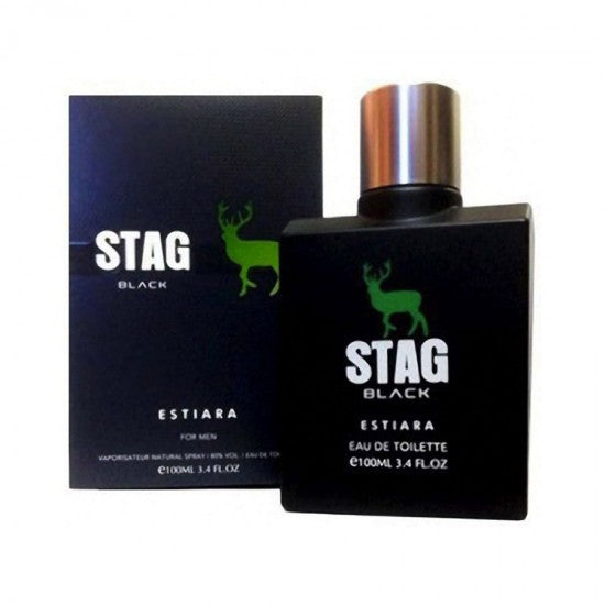 Estiara Stag Black EDT 100 ml for men perfume