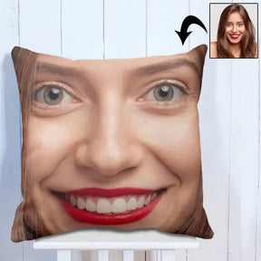 Personalised Your Face Cushion Woman