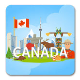 The Pride Canada Souvenir Magnet