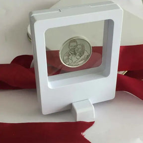 Kumkum Engrave Wedding Silver Coin