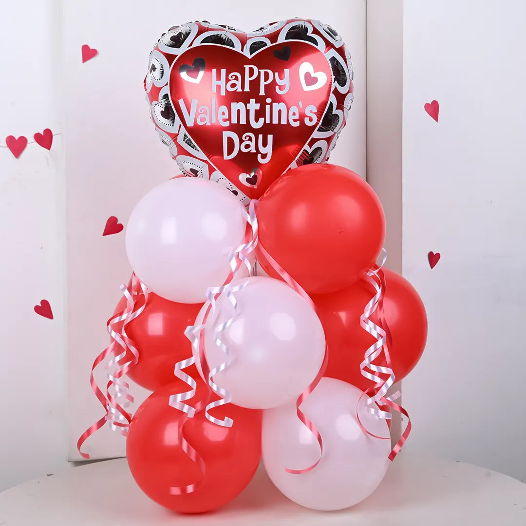 Heartfelt Valentine’s Day Wish Balloon Bouquet